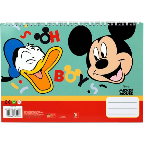 Μπλοκ Ζωγραφικής Gim A4 Mickey Cook and Dine image 0