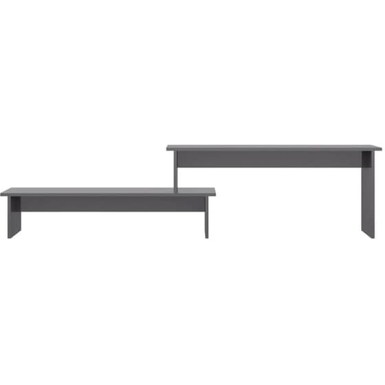 Έπιπλο Τηλεόρασης VidaXL από Μοριοσανίδα 180x30x43cm - Γκρι image 3