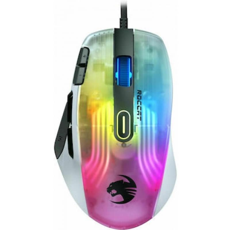 ROCCAT Gaming Ενσύρματο Ποντίκι Roccat Kone Xp RGB DPI 19000 - Λευκό