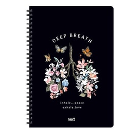 Next Trends Deep Breath Τετράδιο Σπιράλ 21x29εκ. 3θεμ., 105φ.