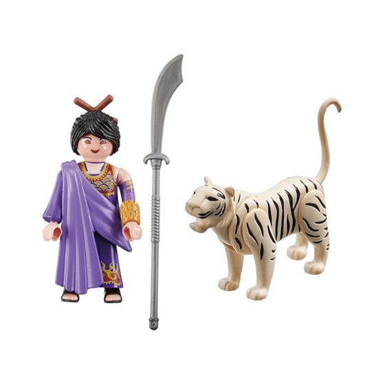 PLAYMOBIL Ασιάτισσα πολεμίστρια με λευκή τίγρη (70382) image 2