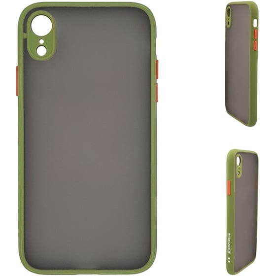 Θήκη Apple iPhone XR - Sonique Color Button Bumper - Πράσινο image 0