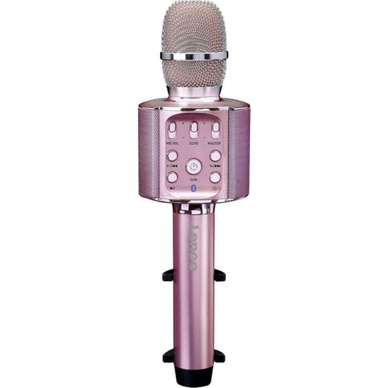 Μικρόφωνο Karaoke Lenco BMC-090 Με Ηχείο - Ροζ image 0