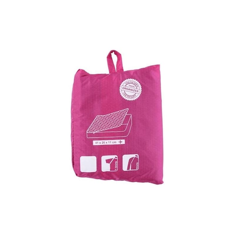 DUNLOP TRAVEL Dunlop Υφασμάτινη Θήκη Αποθήκευσης Αντικειμένων Medium, 40x26x10cm, Travel Organizer Bag Ροζ