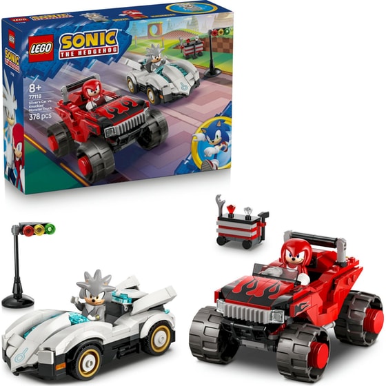 LEGO® Sonic the Hedgehog™ Αυτοκίνητο του Silver vs. Monster Truck του Knuckles (77118) image 6