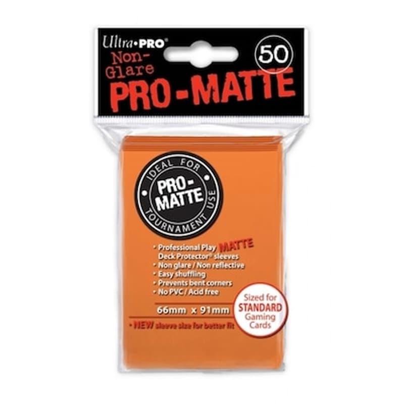 Pro-matte Orange Sleeves