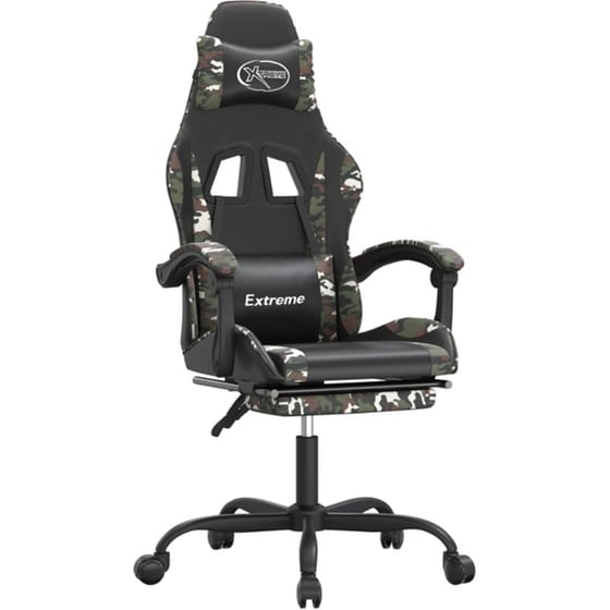 Καρέκλα Gaming VIDAXL 3143889 με Υποπόδιο από Τεχνητό Δέρμα image 0