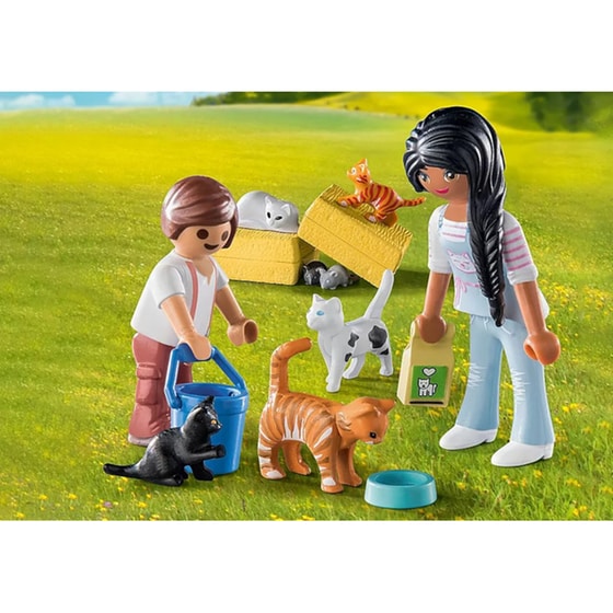 PLAYMOBIL® Country Οικογένεια με γατούλες (71309) image 2