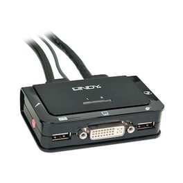 Switch Kvm Lindy Dvi 2 Port Compact Usb 2 Audio Usb 2 Audio
