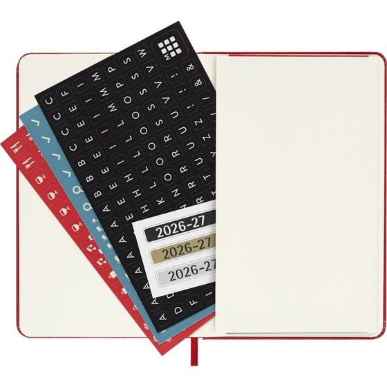 Ημερολόγιο Εβδομαδιαίο 2027 Moleskine 18Μ Pocket Hardcover Κόκκινο image 4