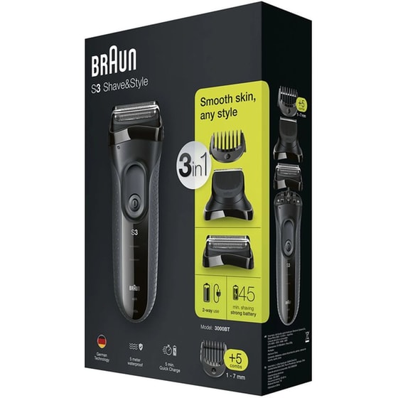 Ξυριστική Μηχανή BRAUN Series 3-3000 BT B image 6