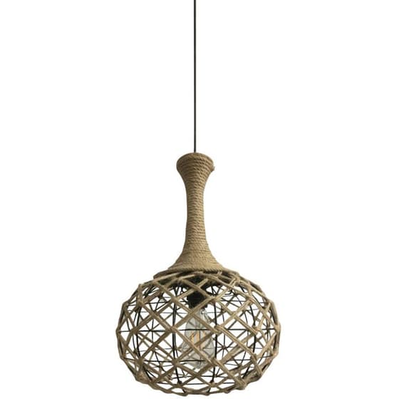 Φωτιστικό Οροφής Μονόφωτο Homelighting Rep από Μέταλλο 30x30x120 cm - Μαύρο/Μπεζ image 0