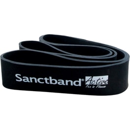 Λάστιχο Γυμναστικής Sanctband Active Super Loop Band Πολύ Σκληρό++ - Μαύρο