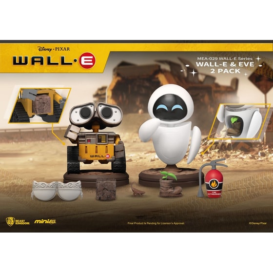 Συλλεκτική Φιγούρα Beast Kingdom MEA Wall-E - Wall-E and Eve Figures (8cm) (MEA-029) image 9
