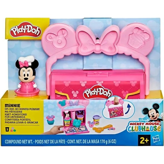 Play-Doh Disney JR Clubhouse On the Go Mickey/Minnie Playset - Τυχαία Επιλογή image 1