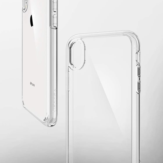 Θήκη Apple iPhone XS Max - Spigen Ultra Hybrid - Crystal Clear image 3