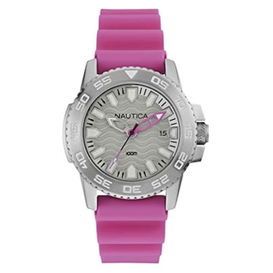 Nautica Mens Analogue Quartz Watch With Rubber Strap Nai12533g image 0