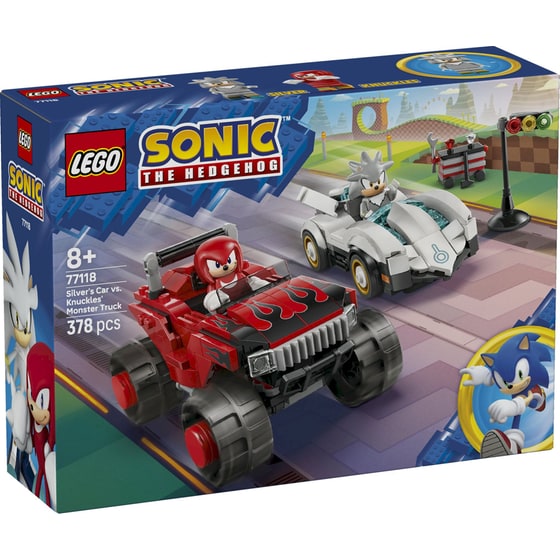 LEGO® Sonic the Hedgehog Silver's Car vs. Knuckles' Monster Truck (77118) image 0