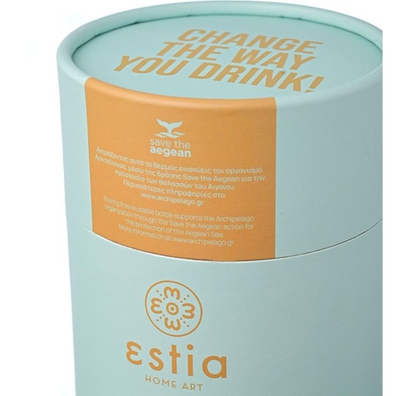 Ποτήρι Θερμός Estia Save The Aegean Bermuda Green 350 ml image 4