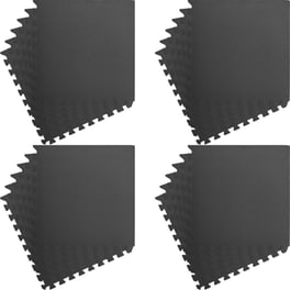 Δάπεδο Γυμναστικής VidaXL από EVA Foam Σετ 24 Τμχ 60x60 cm - Μαύρο