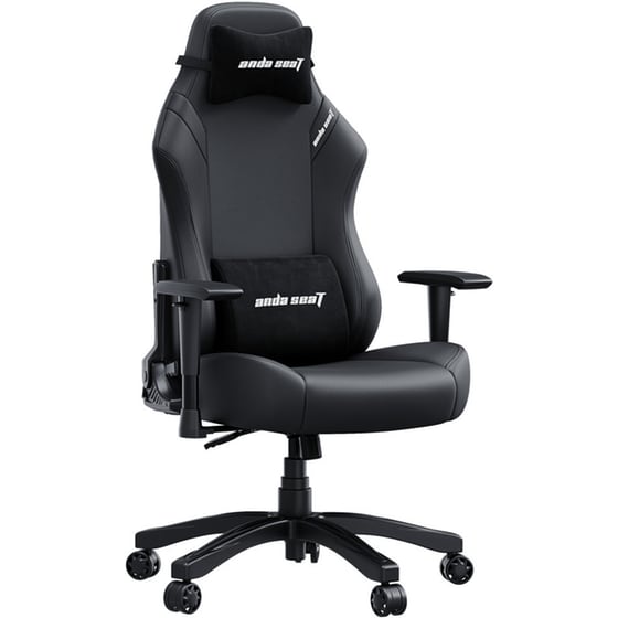 Καρέκλα Gaming Anda Seat Luna από Δερματίνη - Μαύρη image 0