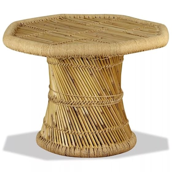 Τραπεζάκι Σαλονιού VidaXL από Μπαμπού 60x60x45cm - Καφέ image 0