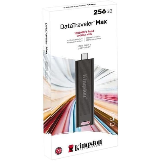 Kingston DataTraveler M 256GB USB 3.2 Type-C - Μαύρο image 1