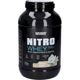 Πρωτεΐνη Weider Nitro Whey Super Formula Βανίλια - 2,2kg