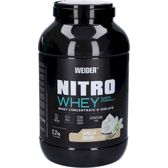 Πρωτεΐνη Weider Nitro Whey Super Formula Βανίλια - 2,2kg image 0