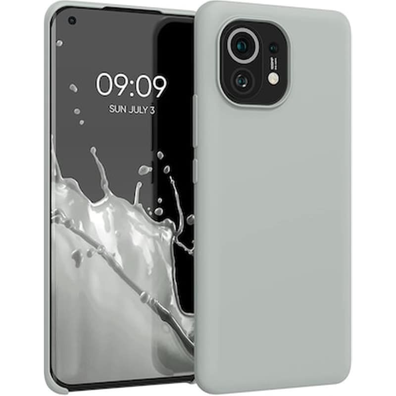KWMOBILE Θήκη Xiaomi Mi 11 - Kwmobile Soft Flexible Rubber Protective Cover- Light Grey Matte