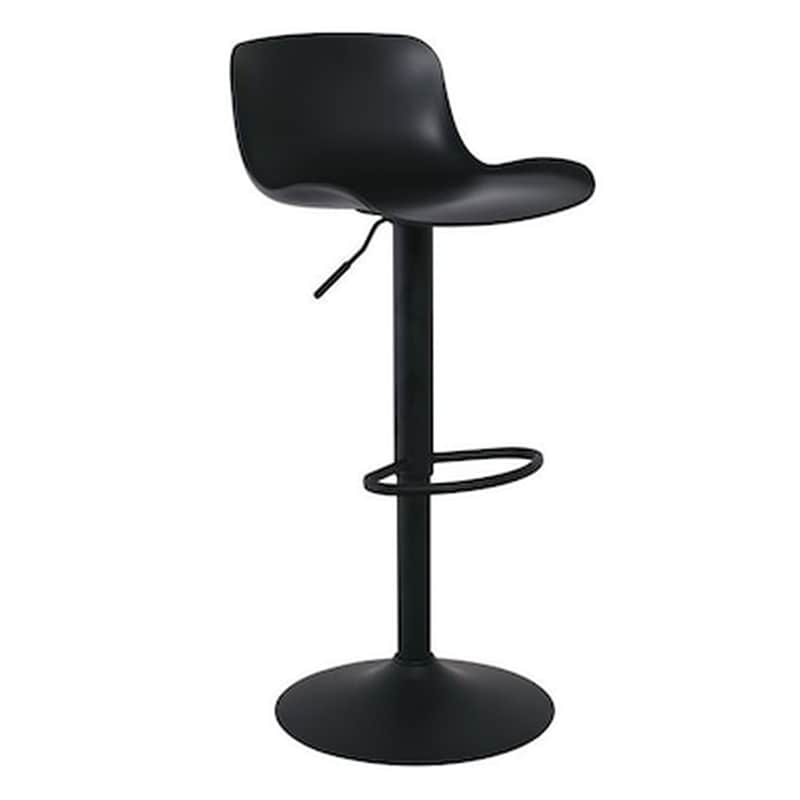 WOODWELL Σκαμπό Μπαρ Pp με Μεταλλική Βάση 2 Τμχ - Μαύρο