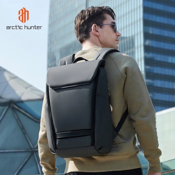 Τσάντα Laptop Arctic Hunter B00559 15.6" Αδιάβροχη - Γκρι image 1