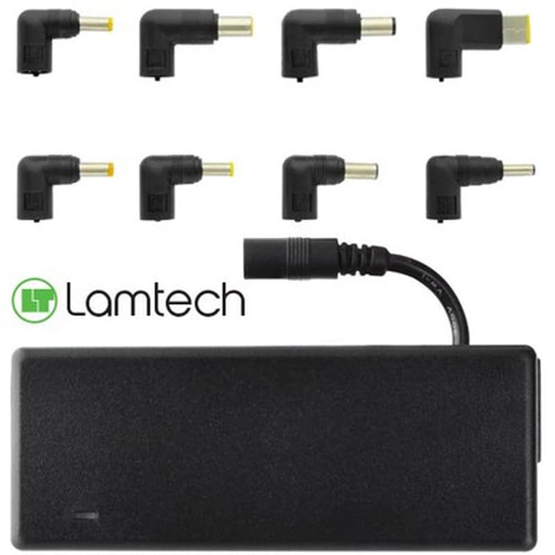 LAMTECH Φορτιστής Laptop Universal - Lamtech Lam100037 1-20V 90W - Black