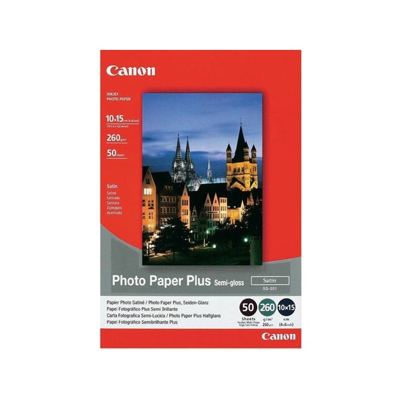 CANON CANON SG 201 SEMI GLOSS 10X15 50SH CAN31582