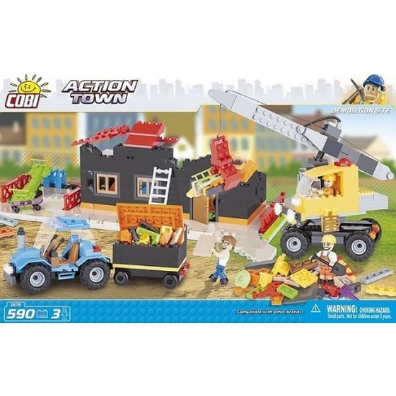 Cobi Action Town Συνεργείο Κατεδαφίσεων Demolition 590 Τεμ Cobi-1675 image 0