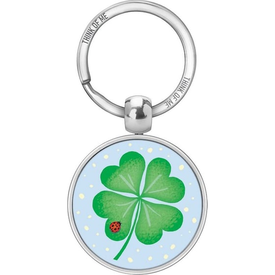 Μπρελόκ GNF Thinkofme Τετράφυλλο Τριφφύλι με Πασχαλίτσα image 0