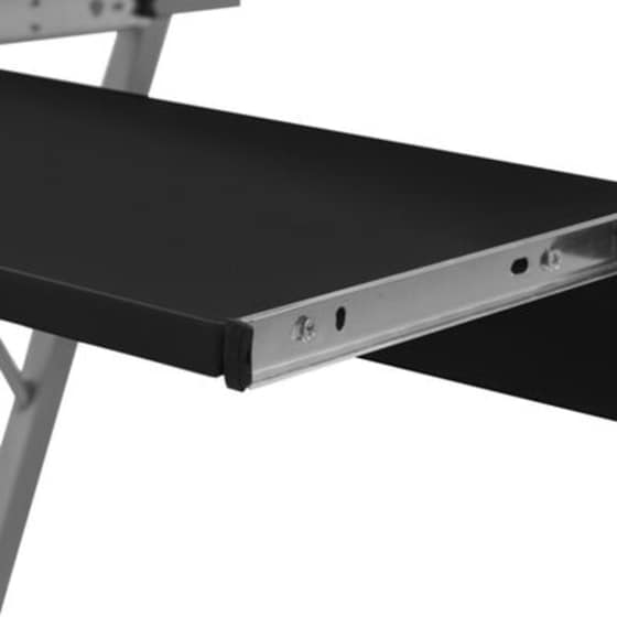 Γραφείο Υπολογιστή VidaXL από MDF 60x40cm - Μαύρο image 1