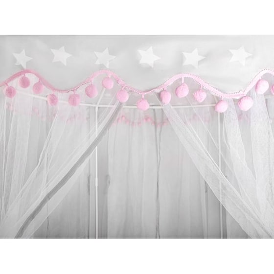 Παιδική Σκηνή Κάστρο Πριγκίπισσας Σε Χρώμα Γκρι-ροζ, 123x123x140 Cm image 2