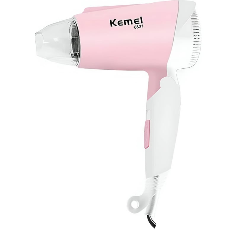 KEMEI KM-6831 Σεσουάρ Μαλλιών 1600 W Ροζ KEMEI