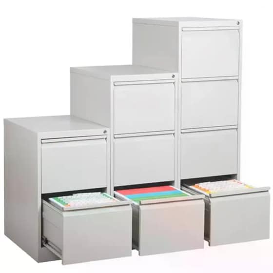 Συρταριέρα Γραφείου Nextdeco 103.1x46x62 cm - Γκρι image 2