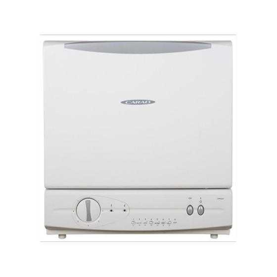 CARAD DW3247 για 4 Σερβίτσια Λευκό Πλυντήριο Πιάτων Πάγκου image 0
