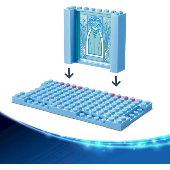 LEGO® Disney Frozen Περιπέτεια στο Κάστρο Πάγου της Έλσας & στη Χιονισμένη Τροχιά (43281) image 1