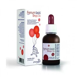 Ειδικό Συμπλήρωμα Διατροφής Pharma Q - Ferrum Iasis Drops 3+ - 30ml Υγρή μορφή/Φιαλίδια/Σταγόνες/Κάψουλες
