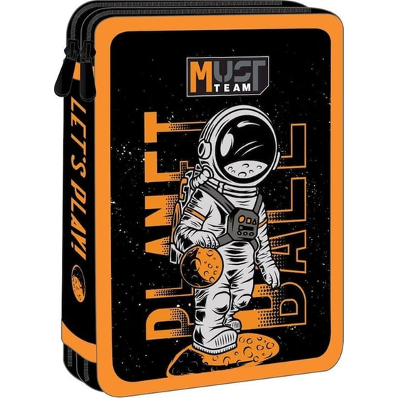 Κασετίνα Παραλληλόγραμμη Γεμάτη Must Planet Ball Διπλή image 0