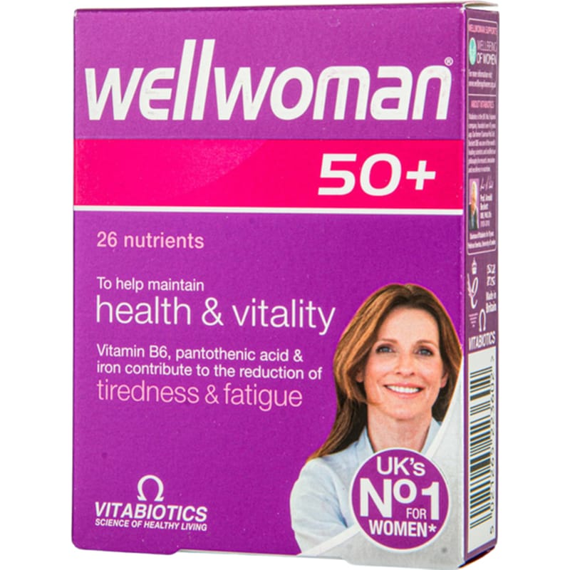 Vitabiotics Multivitamin Wellwoman 50+ - 30 ταμπλέτες φωτογραφία