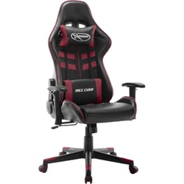 Καρέκλα Gaming VidaXL από Τεχνητό Δέρμα - Μαύρη/Μπορντό