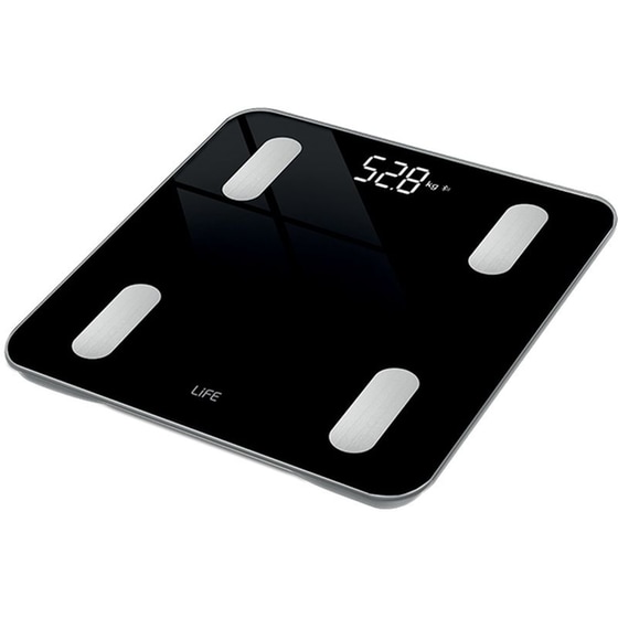 Ζυγαριά Σώματος Life Workοut Wi-Fi 221-0415 - Μαύρο image 2