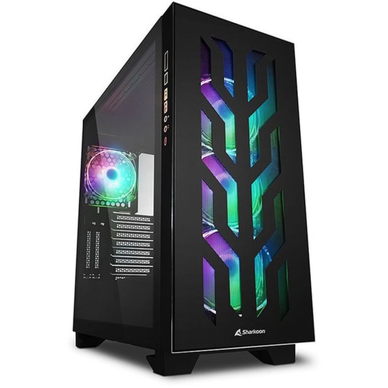 Κουτί Desktop Sharkoon Elite Shark CA300T Midi Tower - Λευκό image 1
