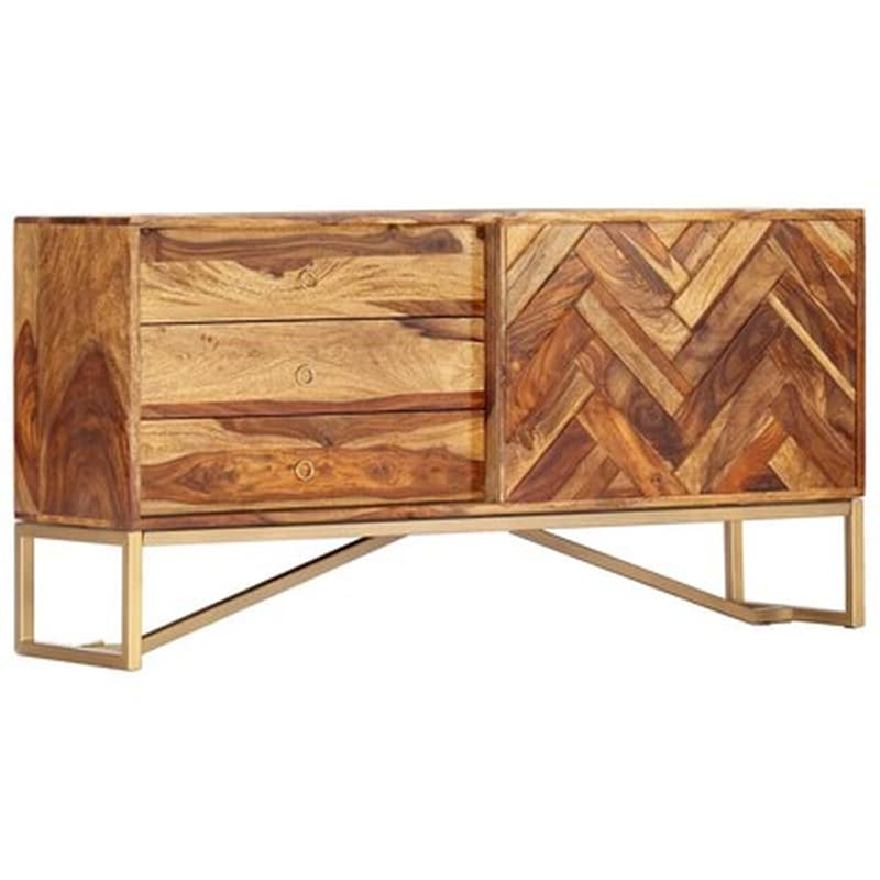 Μπουφές Vidaxl 118x30x60 cm Από Μασίφ Ξύλο Sheesham