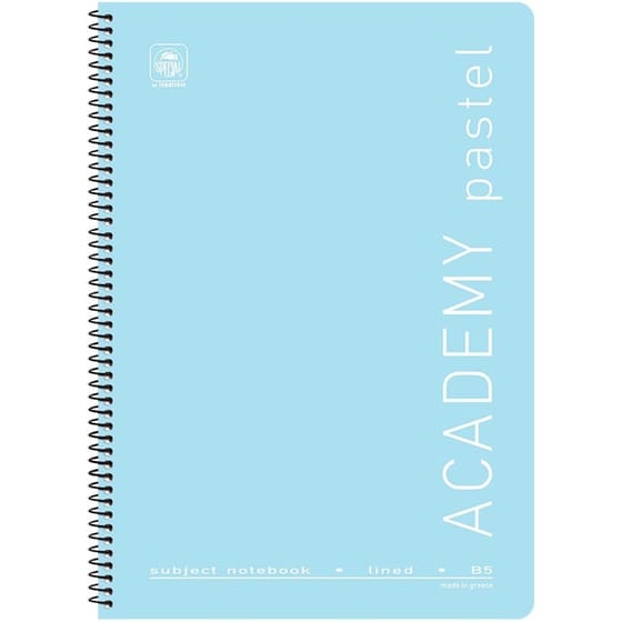 Τετράδιο Σπιράλ Special Academy Pastel B5 3 Θεμάτων 120 Φύλλων (1 τεμάχιο) image 1